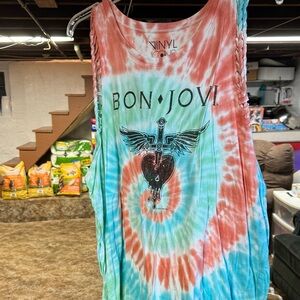Vinyl Icons Tie-Dye Tank Top